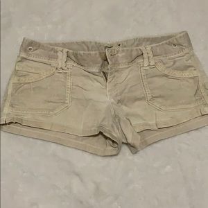 American Eagle Khaki Shorts Size 0